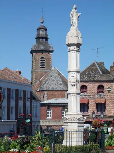 Bavay colonne brunehaut routes touristiques du nord guide du tourisme nord pas de calais