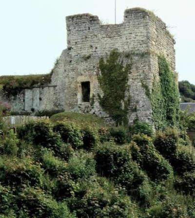 Fecamp ville d art et d histoire ruines du chateau des ducs de normandie routes touristiques de seine maritime guide touristique de la haute normandie