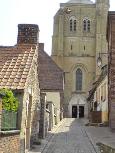 Watten rue de l eglise routes touristiques du nord guide du tourisme nord pas de calais