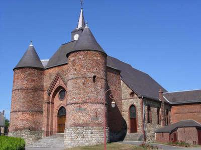 Wimy eglise saint martin eglise fortifiee routes touristique de l aisne guide du tourisme de picardie